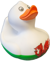 Wales Flag Rubber Duck| Hwyaden Baner Cymru