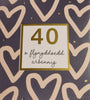 40th Birthday Candle|Cannwyll 40 o flynyddoedd arbennig