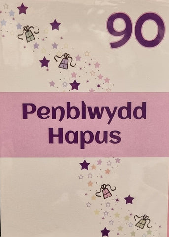 Penblwydd Hapus 90