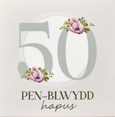 Pen-blwydd Hapus - 50