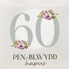 Pen-blwydd Hapus - 60