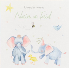 Llongyfarchiadau Nain a Taid