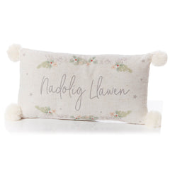 Nadolig Llawen Cushion|Clustog Nadolig Llawen