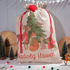 Nadolig Llawen Christmas Sack|Sach Nadolig Llawen
