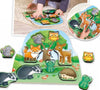 Woodland Chunky Wooden Puzzle|Jigsô Coedwigoedd