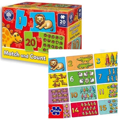 Match and Count Activity Puzzles|Jigsô Cyfri a Cyfateb