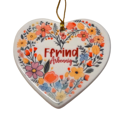 Ffrind Arbennig Hanging Decoration| Addurn Ffrind Arbennig