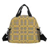 Mustard Welsh Tapestry Design Lunch bag |Bag Bwyd Carthen Mwstard