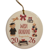 Wedi Graddio Hanging Decoration (Red)| Addurn Wedi Graddio (Coch)