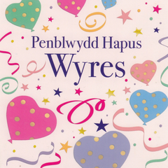 Penblwydd Hapus Wyres