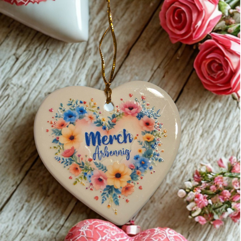 Merch Arbennig Hanging Decoration| Addurn Merch Arbennig