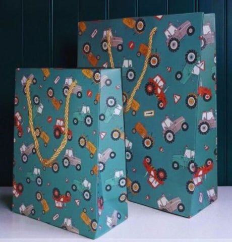 Tractor Paper Gift Bag |Bag Papur Anrheg Tractor