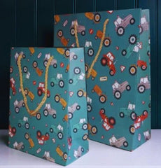Tractor Paper Gift Bag |Bag Papur Anrheg Tractor
