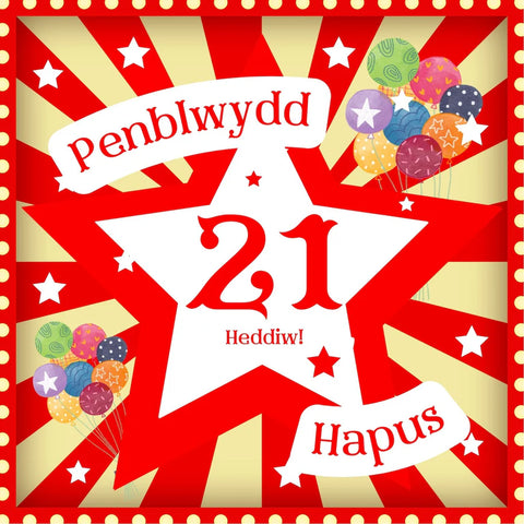 Penblwydd Hapus - 21