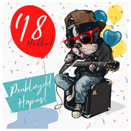 Penblwydd Hapus - 18 Heddiw!