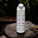 Tapestry Insullated Water Bottle|Potel Ddwr Cynllun Carthen