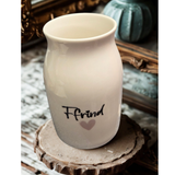 Vase 450ml Ffrind Calon Llwyd