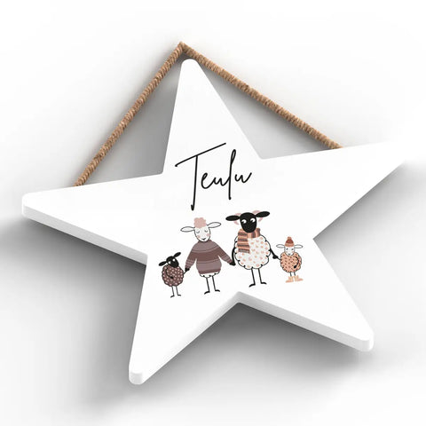 Teulu Hanging Plaque|Addurn Teulu