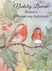 Nadolig Llawen Brawd a Chwaer-yng-Nghyfraith