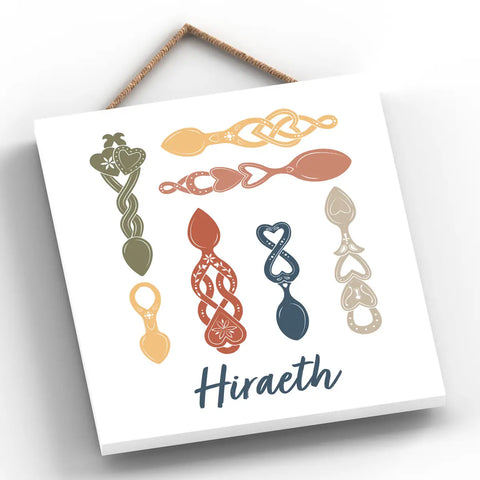 Hiraeth Hanging Plaque|Addurn Hiraeth
