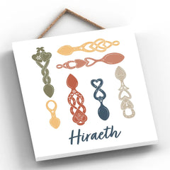 Hiraeth Hanging Plaque|Addurn Hiraeth