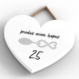 Priodas Arian Hapus Hanging Plaque|Addurn Priodas Arian Hapus