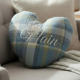 Nain Heart Shaped Wool Touch Embroidered Cushion|Clustog Siap Calon Nain