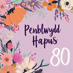 Penblwydd Hapus - 80