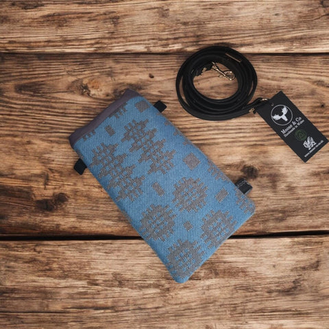 Phone Bag / Eye Glass Case (Blue)|Bag Ffôn / Casun Sbectol (Glas)