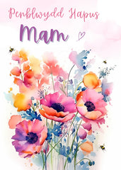 Penblwydd Hapus Mam