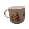 Small Personalised Mug (Pink Reindeer)|Mwg Bach Personol Nadolig (Carw Pinc)