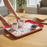 Welsh Tapestry Melamine Trays|Hambwrdd Cynllun Carthen