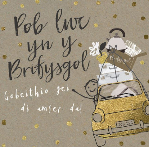 Pob Lwc yn y Brifysgol, Gobeithio gei di amser da!