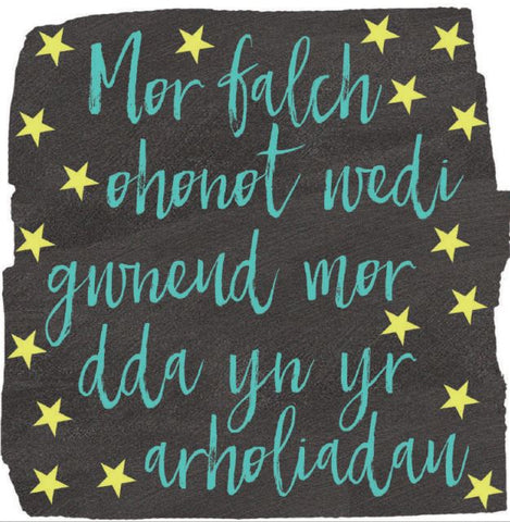 Mor falch ohonot wedi gwneud mor dda yn yr arholiadau