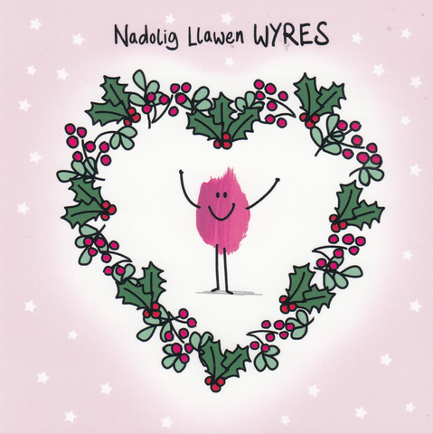Nadolig Llawen Wyres