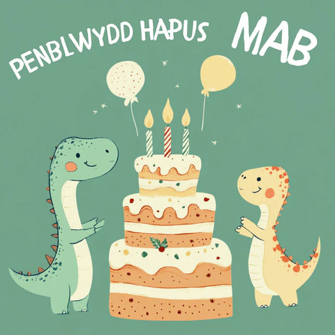 Penblwydd Hapus Mab