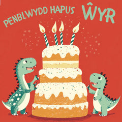 Penblwydd Hapus Wyr