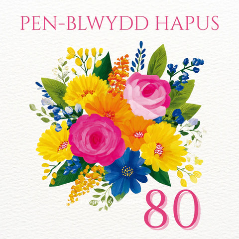 Penblwydd Hapus - 80