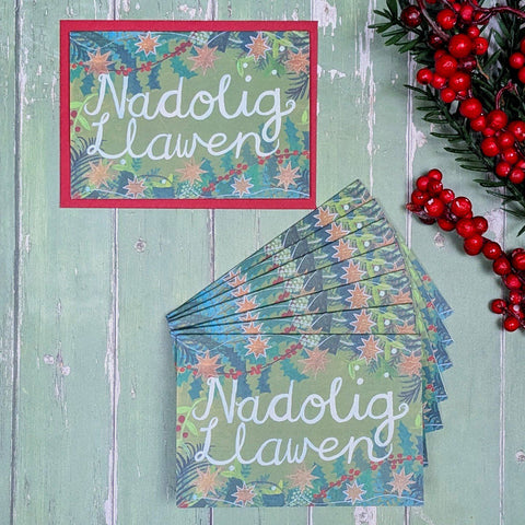 Nadolig Llawen Wreath Design (pack)|Nadolig Llawen (pecyn)