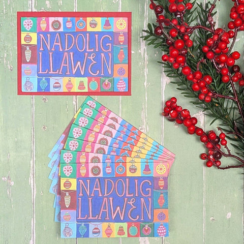 Nadolig Llawen Bauble Design (pack)|Nadolig Llawen (pecyn)