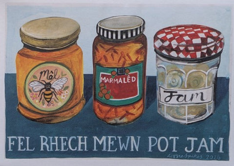 Fel Rhech Mewn Pot Jam