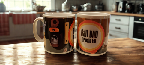 Gall Dad Drwsio Fo (Mug)|Gall Dad Drwsio Fo (Mwg)