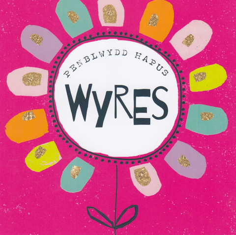 Penblwydd Hapus Wyres