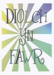 Diolch yn Fawr