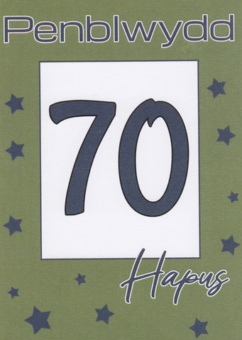 Penblwydd Hapus - 70