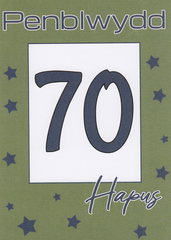 Penblwydd Hapus - 70