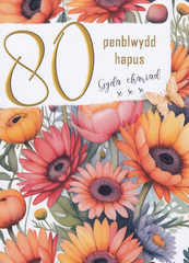 Penblwydd Hapus - 80