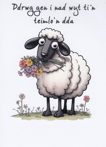 Ddrwg gen i nad wyt ti'n teimlo'n dda