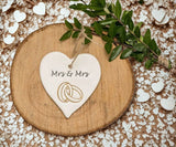 Addurn Mrs & Mrs Heart Decoration 5016886512716 SH160