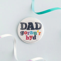 Dad gorau'r Byd Badge|Bathodyn Dad Gorau'r Byd